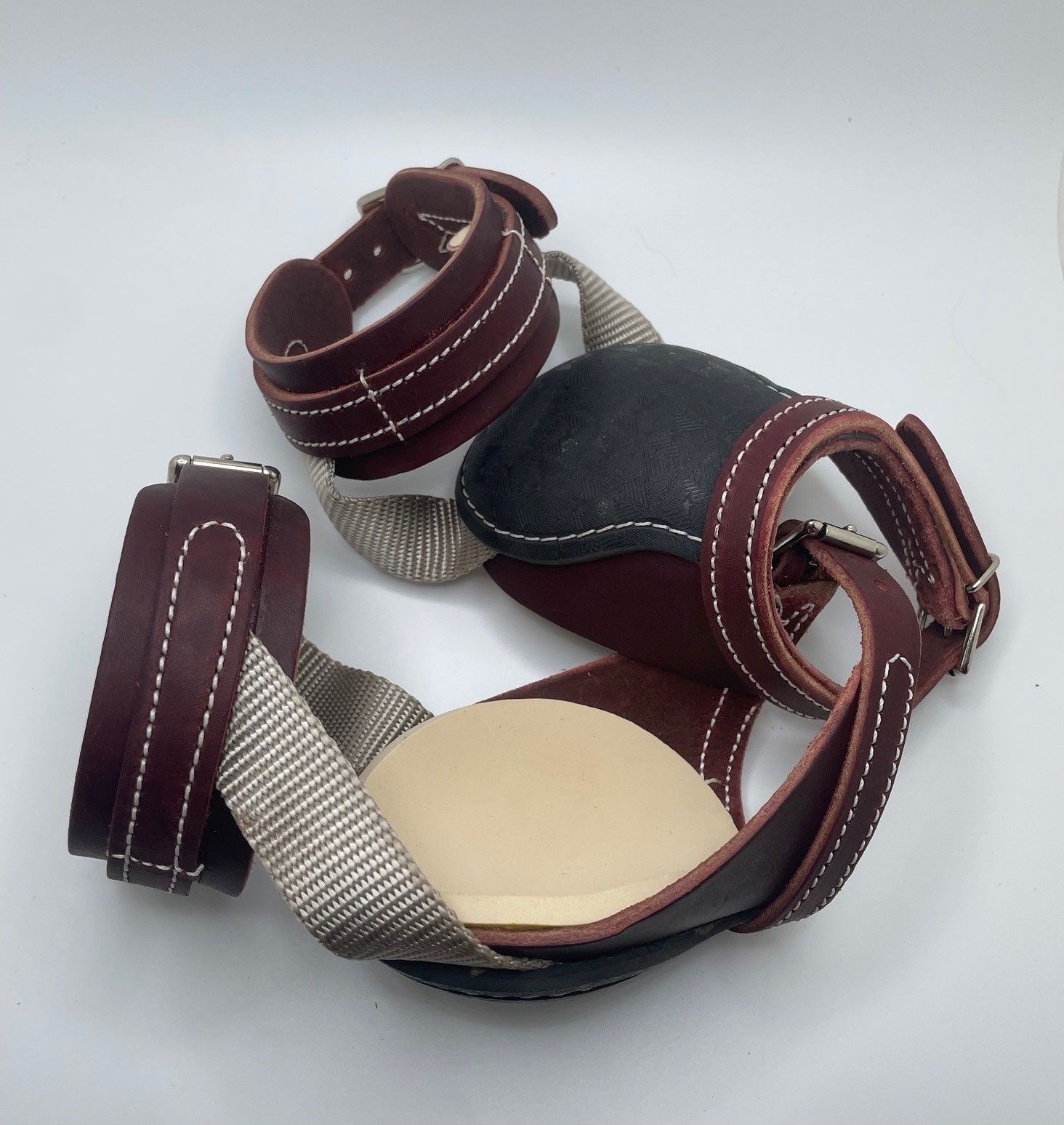 J Bar W Ranch Leather Skid Boots Al Dunning