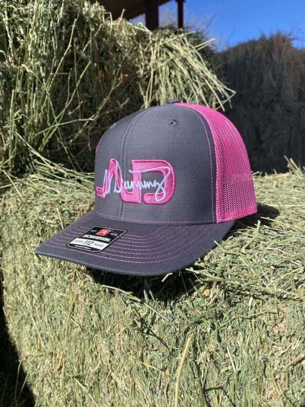 Al Dunning Signature Branded Mesh-Backed Hat (Pink / Grey) | Al Dunning
