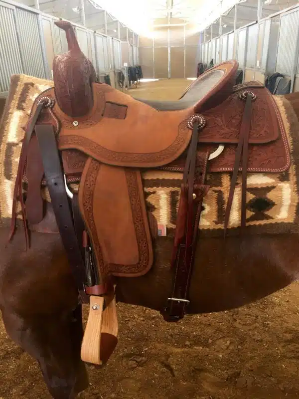 Oak Leaf Ranch Cutter Saddle | Al Dunning
