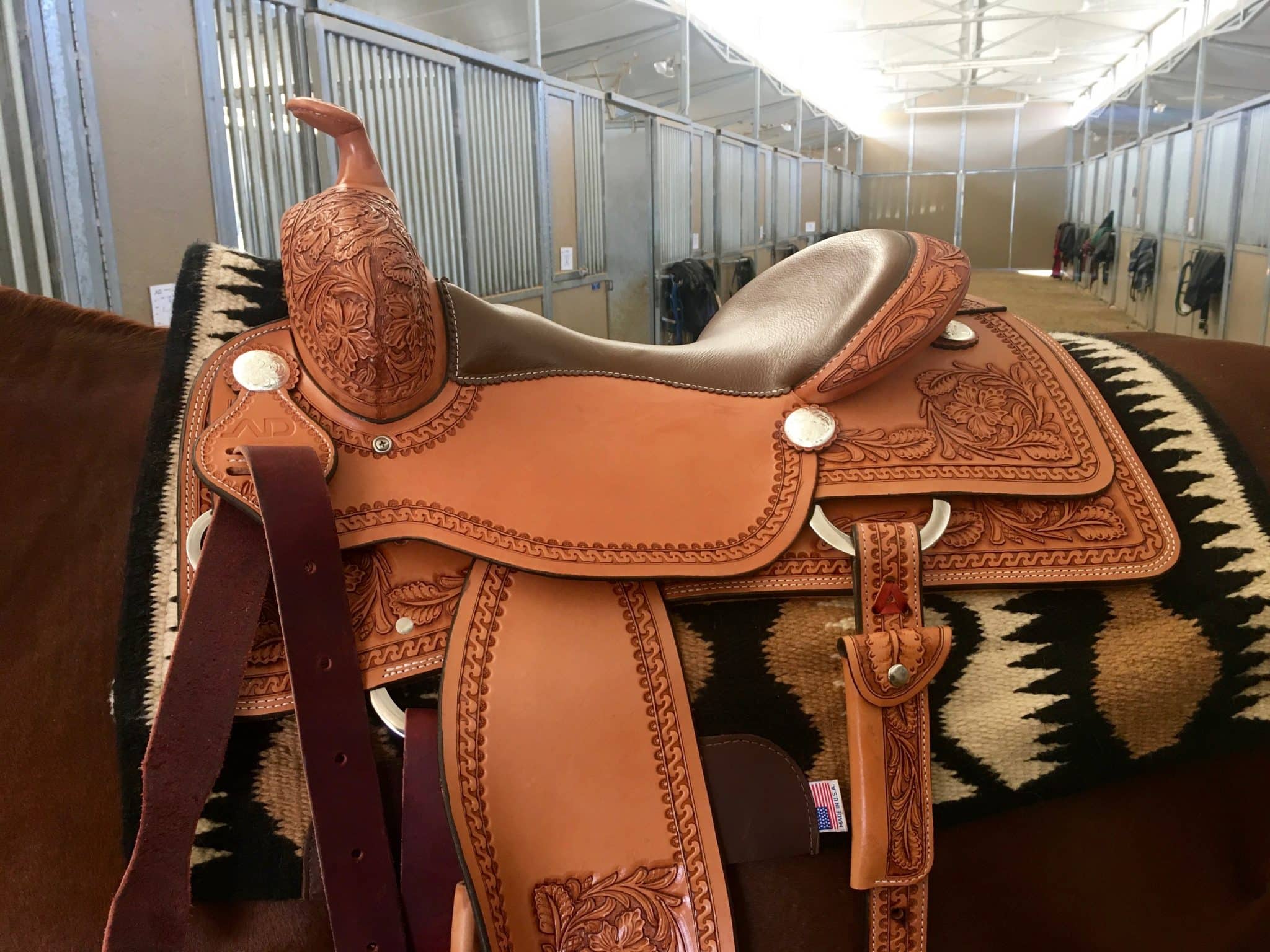 Al Dunning Signature Series Sheridan Reining Saddle - Al Dunning