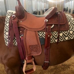 Wave Working Cow Horse Saddle | Al Dunning