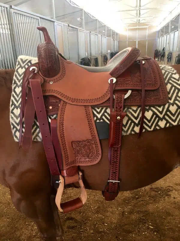 Wave Working Cow Horse Saddle | Al Dunning