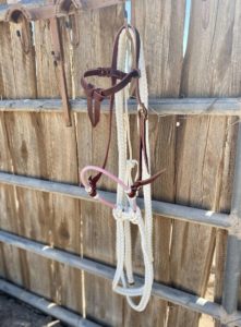 Limited Edition Pink Rope Hackamore – “Lope Rope” | Al Dunning