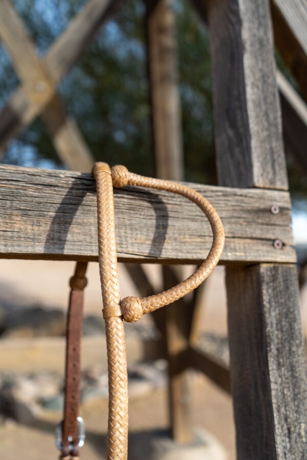 Dennis Moreland Slide Ear Rawhide Headstall - Image 7