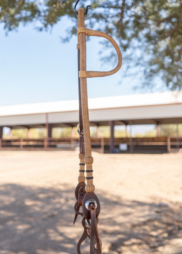 Dennis Moreland Slide Ear Rawhide Headstall - Image 5