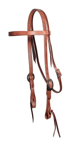 Pineapple Knot Browband Headstall | Al Dunning