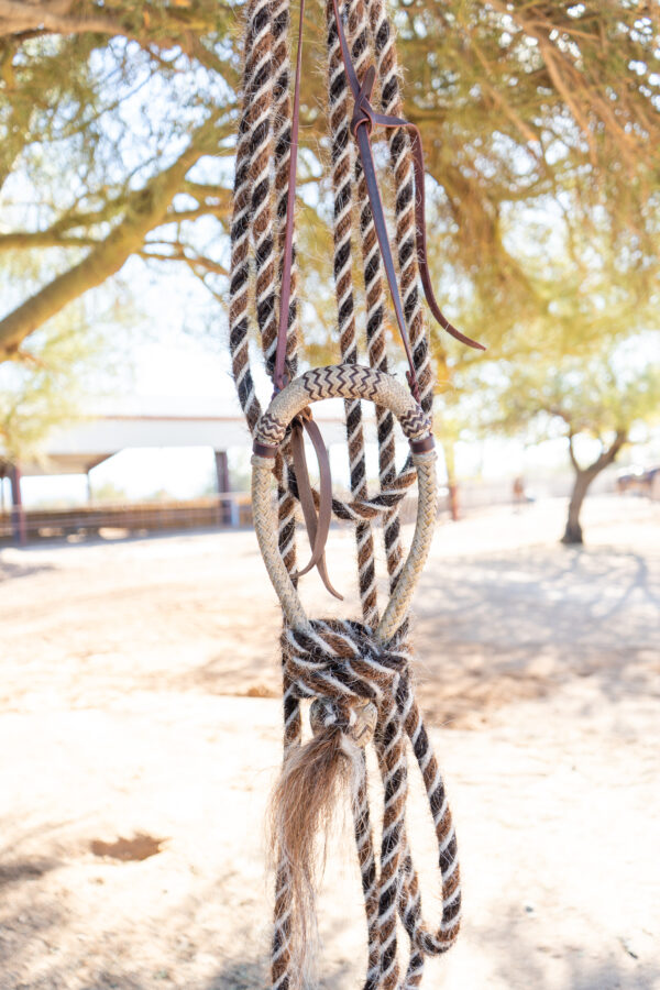 Sam Gemaehlich 5/8" Hackamore with Krause Mecate - Image 2