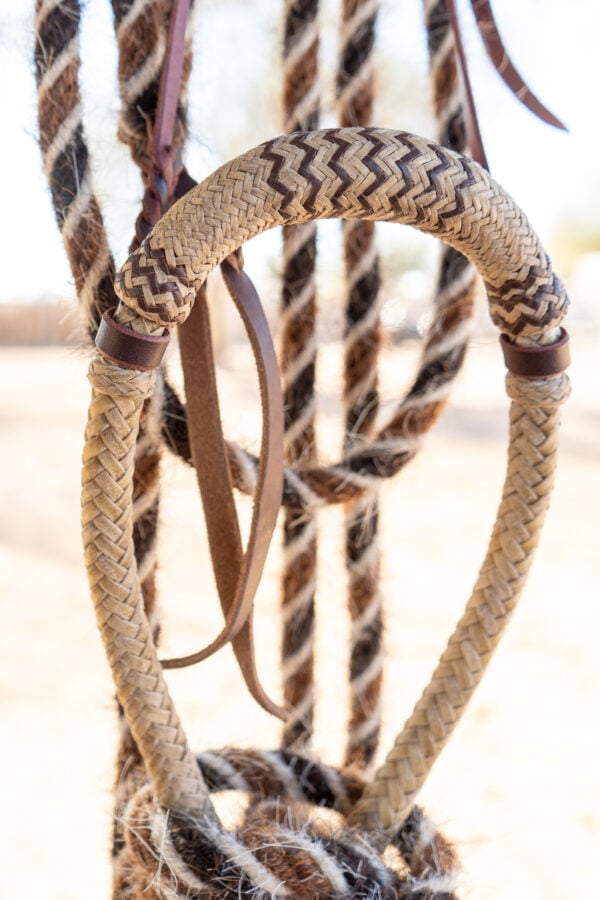 Sam Gemaehlich 5/8" Hackamore with Krause Mecate - Image 3