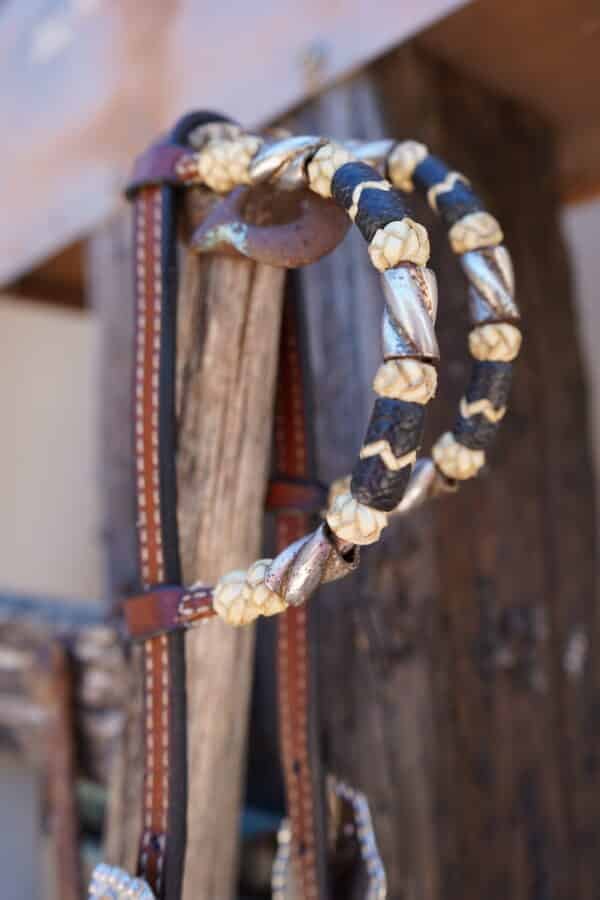 Vintage Dale Chavez Double Ear Headstall - Image 2