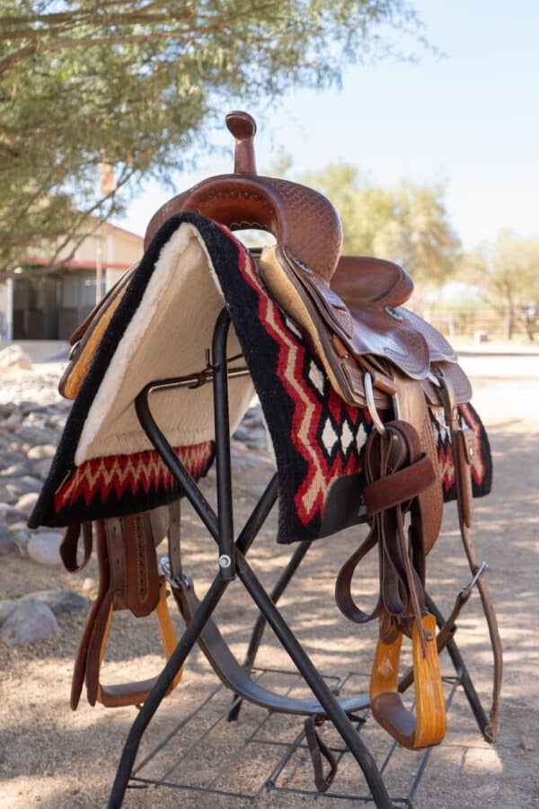 Used Roohide Cutting Saddle - Image 3