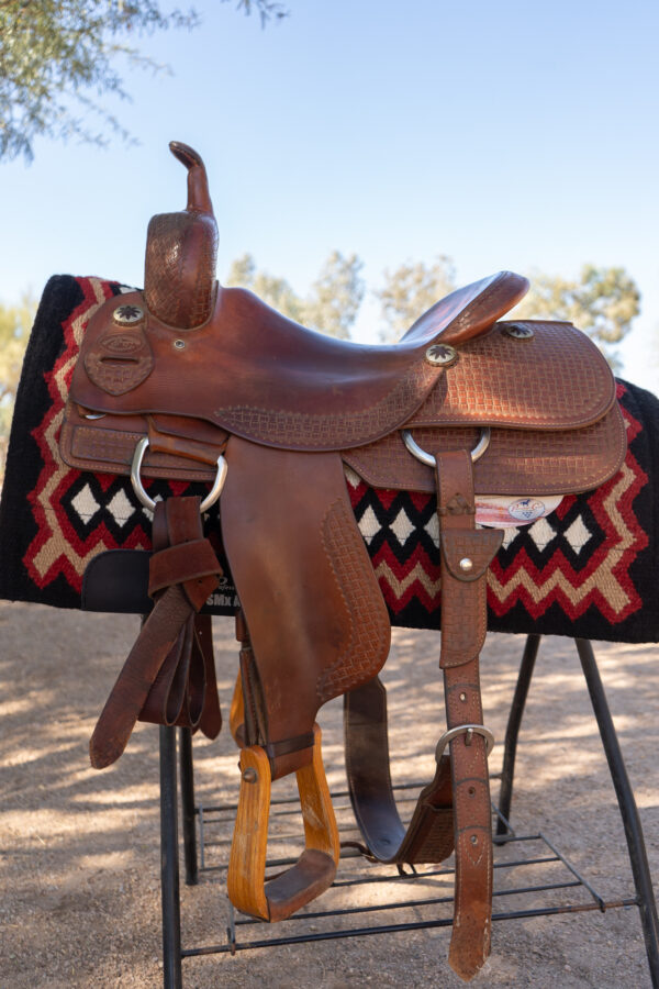 Used Roohide Cutting Saddle