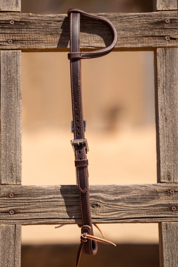 Dark Oiled One Ear Headstall